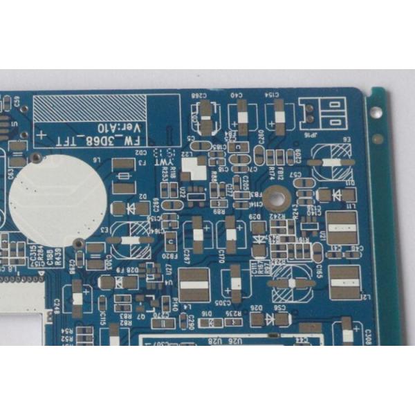 Multilayer PCB board manufacturer Blue soldmask white silkscreen