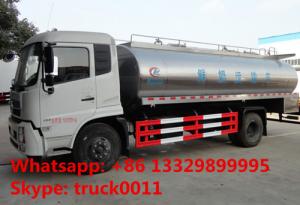 Hot sale new 8cbm-10cbm dongfeng milk liquid food truck, factory sale best price 10m3 stainless steel milk tank truck