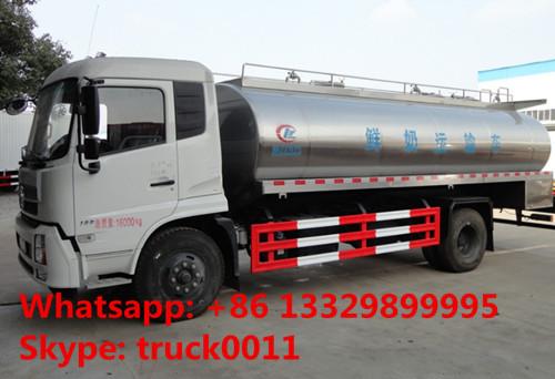 Quality Hot sale new 8cbm-10cbm dongfeng milk liquid food truck, factory sale best price 10m3 stainless steel milk tank truck wholesale