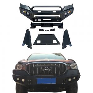 China T60 Pickup Maxus Auto Parts Winch Bull Bar Front Bumper Rear Bumper with Tire Carrier Jerrycan Holder on sale
