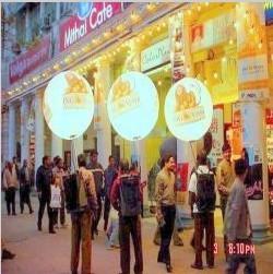 Cheap Branded Back Pack Lighting Balloon Inflatable For Outside Use for sale