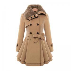 China                  Plus Size Women′s Coats, Autumn Winter Ladies Trench Long Fur Puffer Girls Coat Jacket for Women              on sale