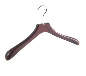 China Handmade  Wooden  Hanger Wholesale wood hangers for clothes wooden clothes coat suit custom hanger on sale