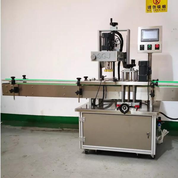 Quality Pneumatic Automatic Screw Capping Machine For Glass Plastic Bottle wholesale