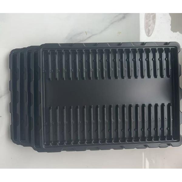 Customized PS Blister Packaging Anti-Static Trays , Conductive Plastic PCBA Anti-Static Stacked Trays And Turnover Discs