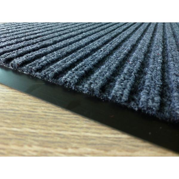 Polyester Indoor Outdoor Door Mats Ribbed Pattern Corrosion Resistance