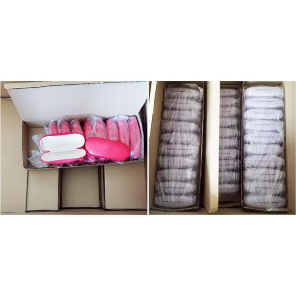 Crushing Resistance Spectacle Glasses Case Leather Eyeglass Case 160*65*41mm