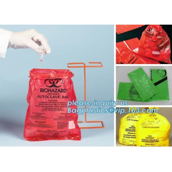 Bio Hazard Tote Bags,Stick-on Red Bio Hazard Waste Bags 6" x 6" 200/Bx,Shop Bio Hazard Shoulder bags online bagease pack