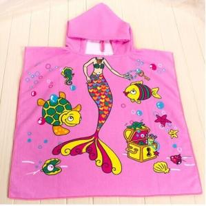 China 60*120cm 100% polyester hooded baby bath towel,hooded towel for babies on sale