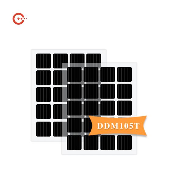 Transparent Solar PV Module Monocrystalline Bifacial Coated Glass Self Cleaning