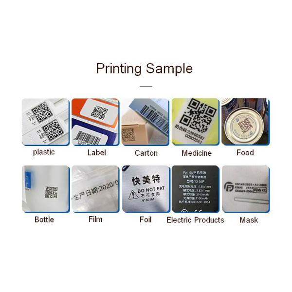 Brake Pads Battery Box High Resolution UV Inkjet Printer White Ink Inkjet Coding Machine