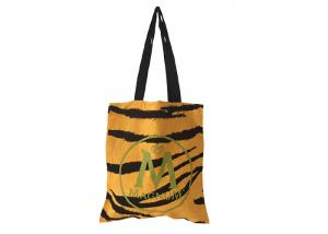 Cheap Foldable Eco Tote Bag Water Printing Full Size Soft Durable 135Gsm 100% Cotton for sale