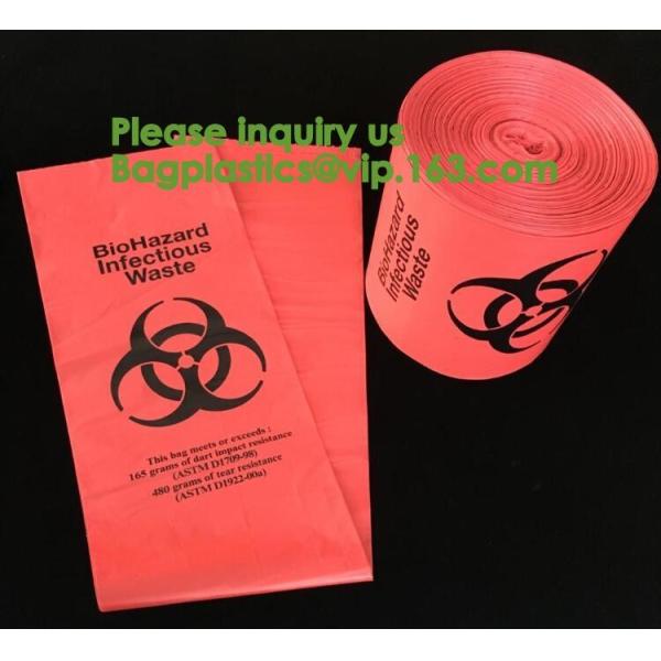 Bio Hazard Tote Bags,Stick-on Red Bio Hazard Waste Bags 6" x 6" 200/Bx,Shop Bio Hazard Shoulder bags online bagease pack