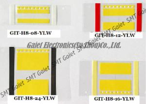 China Yellow SMT Splice Tape 8 Holes Replacement With Clip on sale