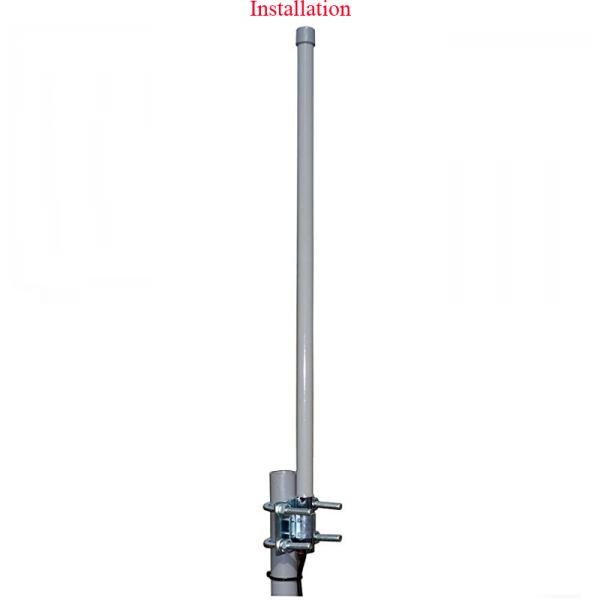 Omni fiberglass antenna 3g 4G 8dBi 9dBi N female high gain omnidirectional antenna with fixed mounting frame