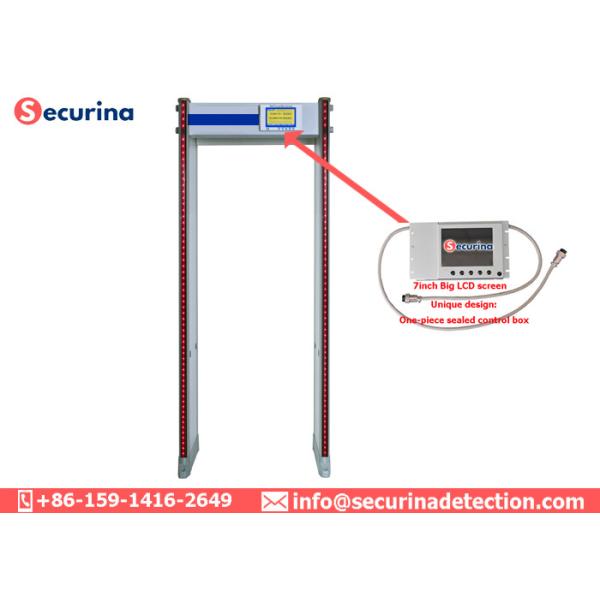 Walk Through Archways Metal Detectors High Speed Passing With Aluminum Head Box