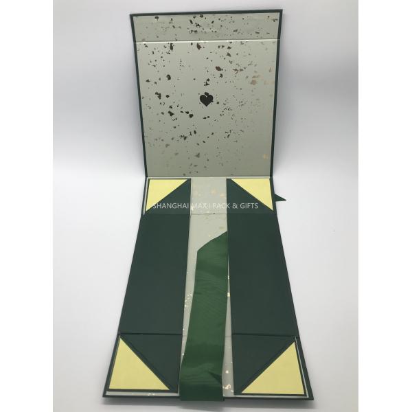 Magnetic Flat Pack Branded Gift Boxes Cool Chocolate Chipboard Ornament Packaging