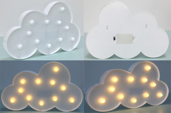 Cloud led marquee light led cloud decorative light