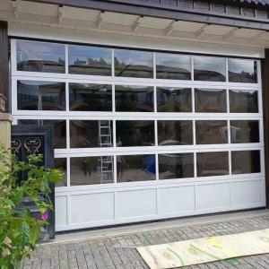 China Full View Security Electric Garage Doors Roller Shutters High Visibility on sale