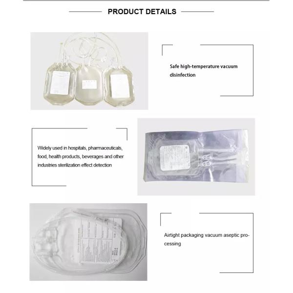 PVC 300ML Plastic Blood Bag Disposable Medical Instruments