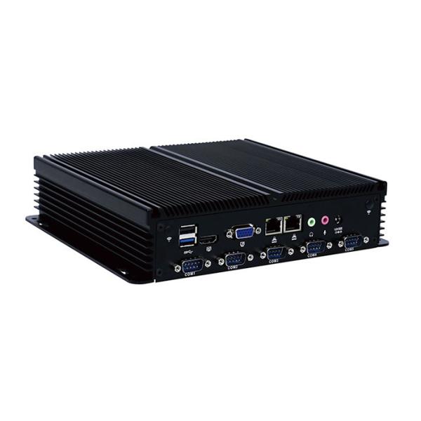 6 USB Industrial Embedded Computer Onboard Intel Baytrial J1900 Embedded Automation Box PC 6 COM