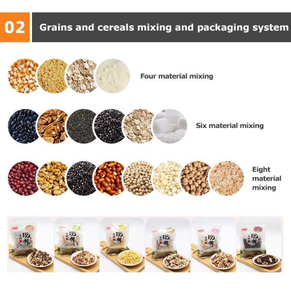 Automatic 14-Head Granule Packing Machine 220V for Nuts and Pet Food