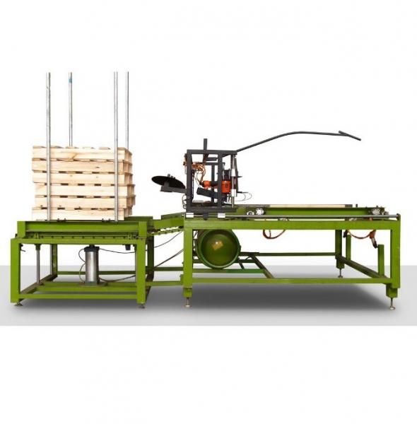 Quality Pallet Nailing Machine, Automatic Wood Pallet Making Machine for American tray wholesale