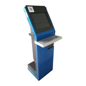 Cheap Metal 64 Keyboards 15Inch Self Service Touch Screen Kiosks Library Kiosk Machine for sale