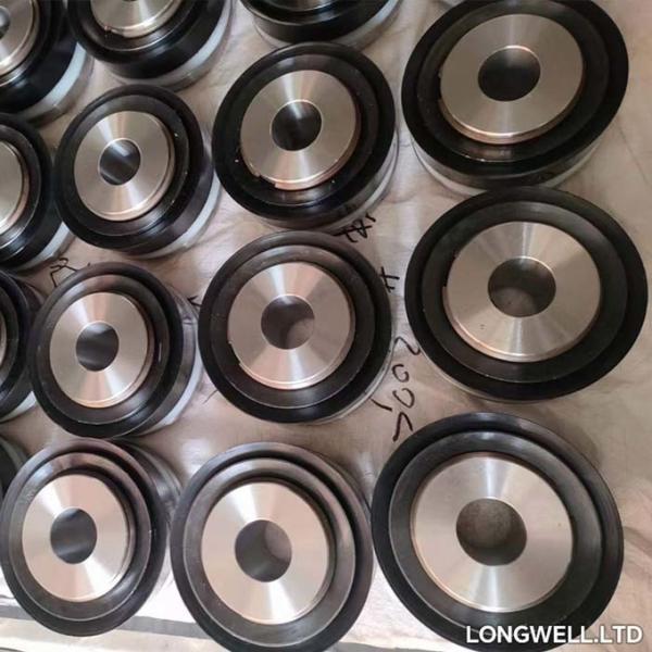 Polishing Surface Chrome Alloy Mud Pump Piston Rubber PU NBR HNBR Mud Pump Components