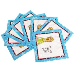 Cheap colored paper napkins for dinner with normal packaging price for sale