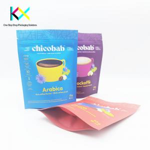 China BRC Custom Printed Resealable Food Bags Multi SKUs Chocolate Powder Pouch on sale