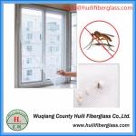 plain weave fiberglass window screen/ magnetic fly screen/Grey PVC Fiberglass