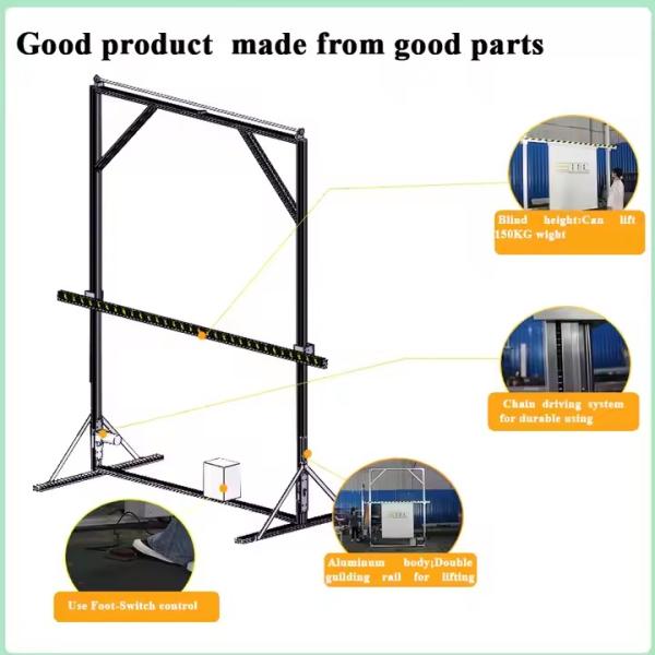 CE Electric Double Blinds Inspection Hoist Machine Suitable Any Blind Machine Roller/Zebra/Blackout/Dream Blind