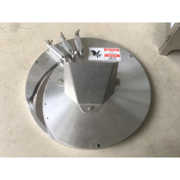 Industry Onion Slicer Machine / SUS 304 Ginger Garlic Grinding Slicer