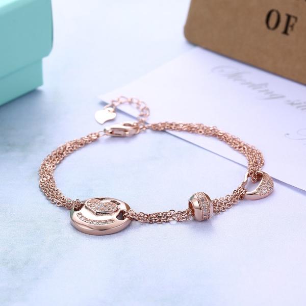 Rose Gold Sterling Silver Jewelry Bracelets