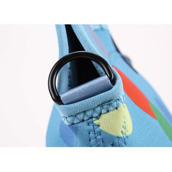 Neoprene Blue Insulated Tote Lunch Bag For Picnic Durable Fashionable