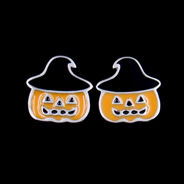 Christmas Model Silver Jewelry Earrings Candy Cane Walking Stick Decoration