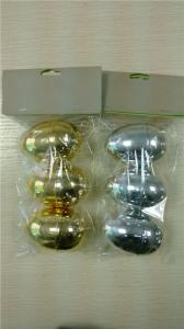 Cheap Easter eggs in gold and silver color for sale