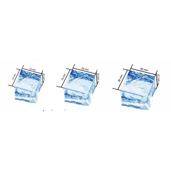 Commercial Full Automatic Square Cube Ice Machine Maker 2000kg