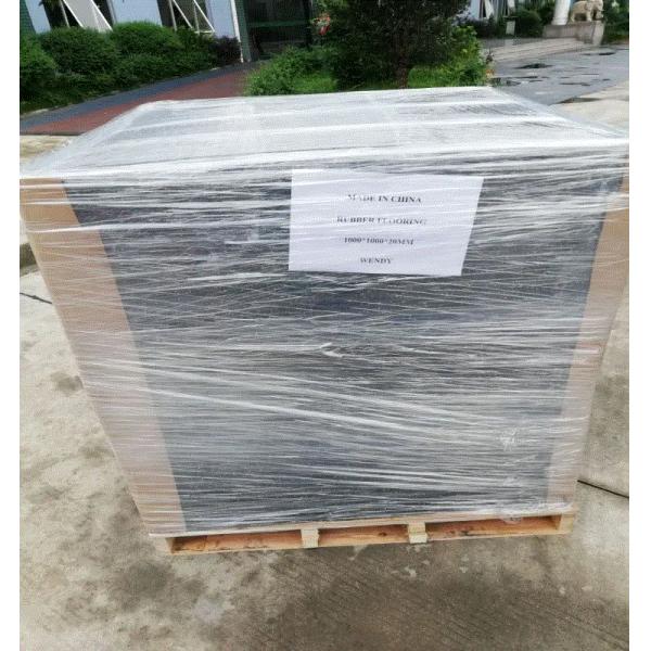 Black SBR Sports Rubber Floor Multipurpose For Training Space