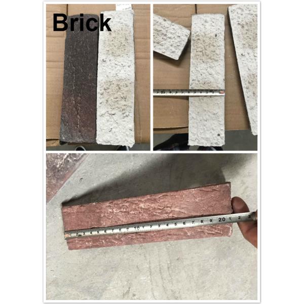 Artificial Cultured Stone Cladding Panels Outside Wall With Cement Material