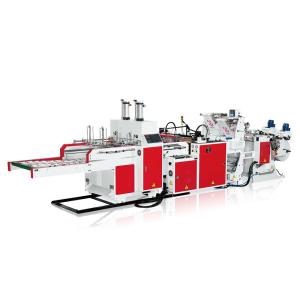 Cheap Steel Full Automated Vest Bag Making Machine 5Kg / Cm² Air Pressure for sale