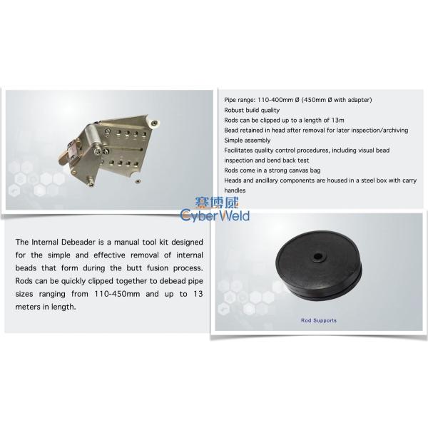 Manual Internal Debeader Tool 110mm - 450mm Butt Fusion Welder For Plastic Pipe