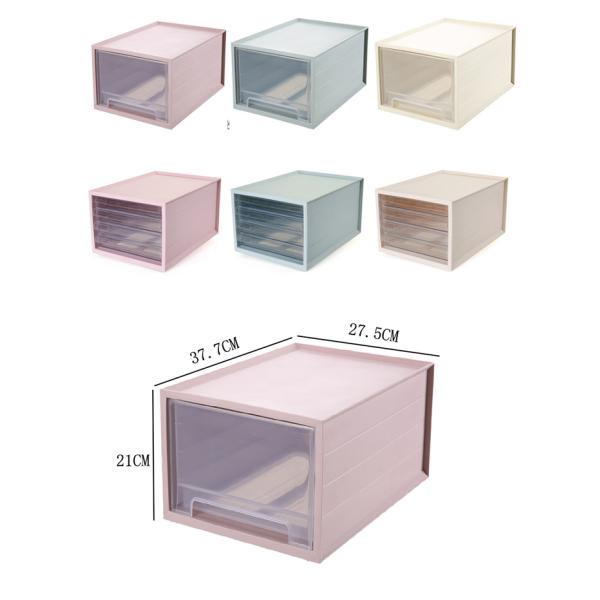 Bin Lightweight Stackable Plastic Drawer Organizer Against Humidity