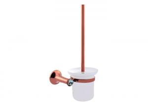 China Zinc Alloy and Crystal Bathroom Accessory Toilet Brush & Holder Modern Design on sale