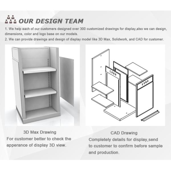 Exhibition Floor Standing Metal Display Fixture Drill Power Tools Hardware Store Display Racks