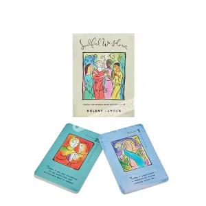 Cheap Children's Educational Card Games Custom Brand Table Playing Cards Storage Box for sale