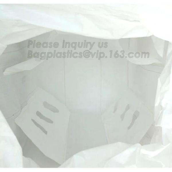 high capacity document pouch 1700kg extra strong circular woven polypropylene industrial big bags 1000kg, BAGEASE PACKAG