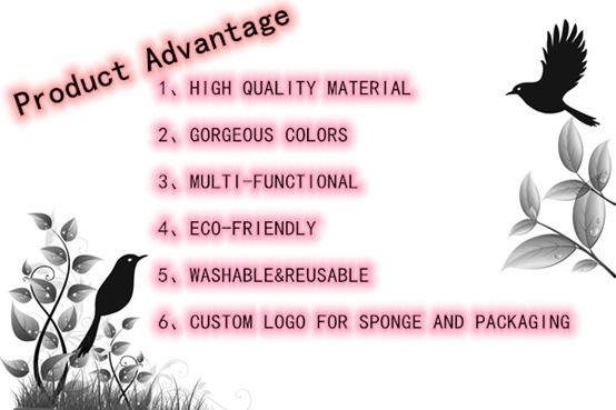 Non Latex Polyurethane Basic Makeup Tools 40*60mm Makeup Sponge Holder