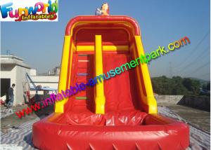 Cheap Eco - Friendly Inflatable Cartoon Character Water Slide Water Pool Game For Fun for sale